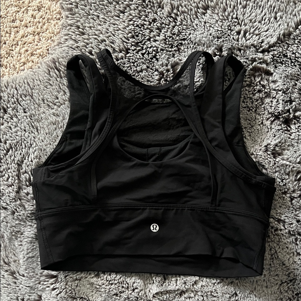 Lululemon Double Tap Black Sports Bra